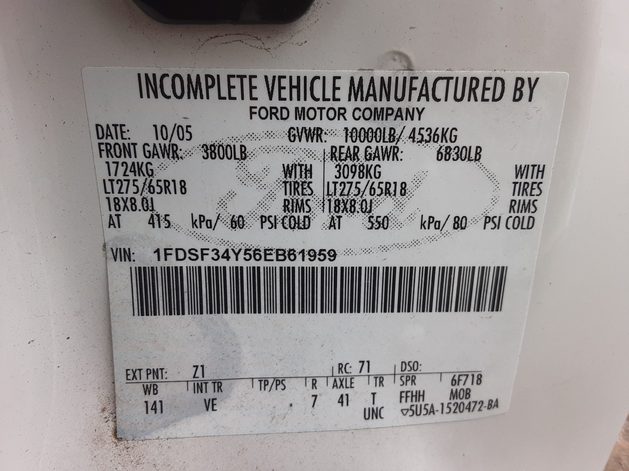 2006 Ford F350 Utility Truck 20210324_111514-scaled