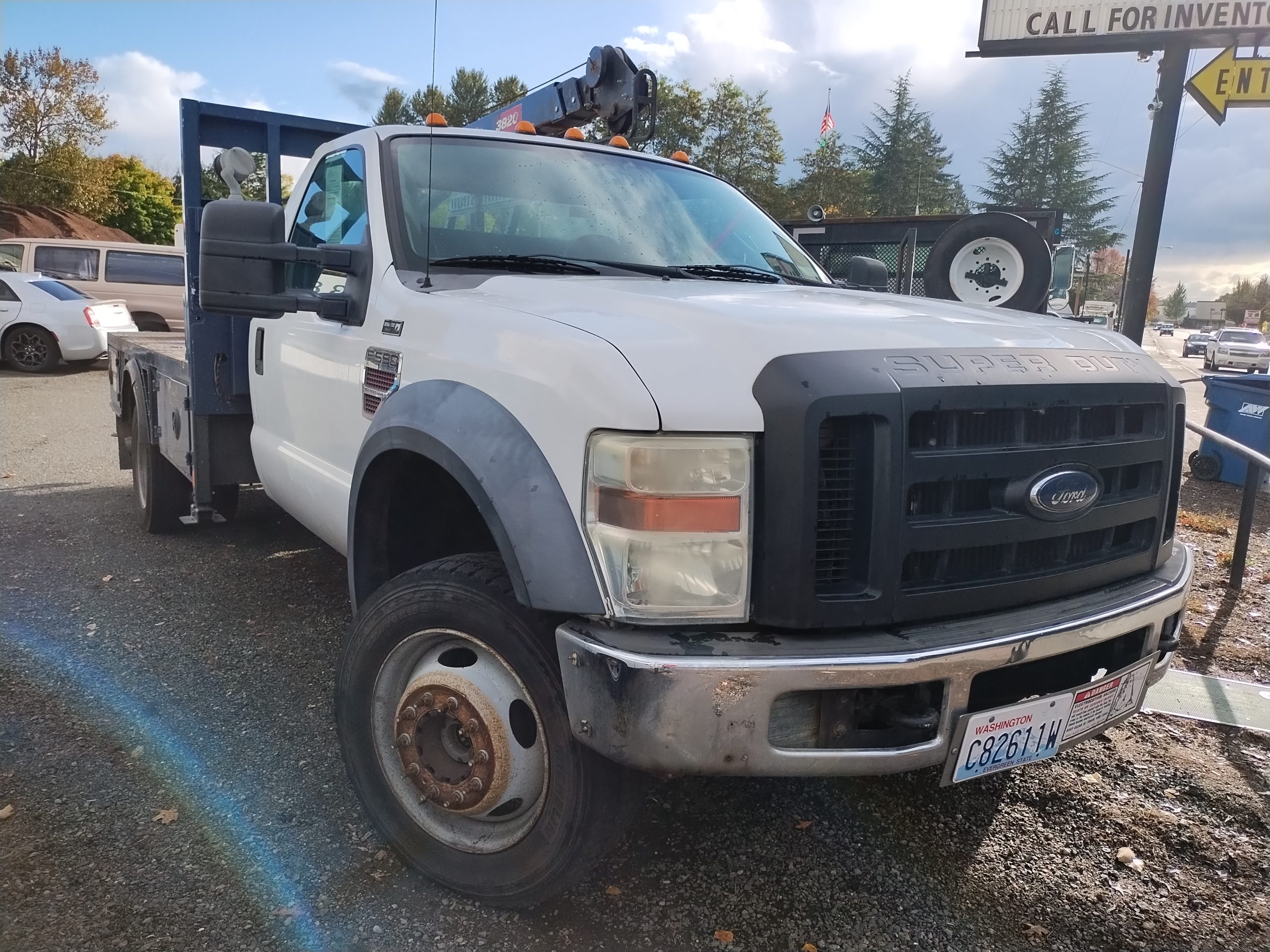 2009 FORD F550 CRANE UTILITY FLATBED IMG_20231025_152931900-scaled